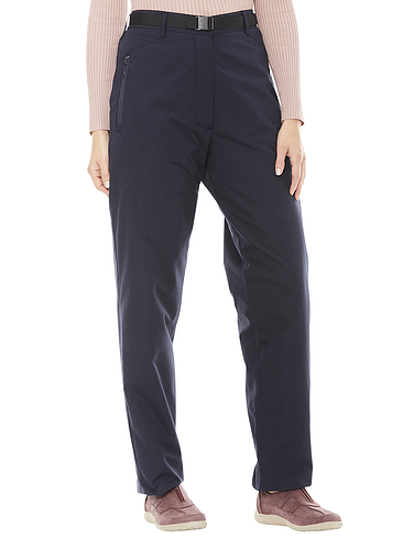 Thermal Lined Water Resistant Trouser With Belt