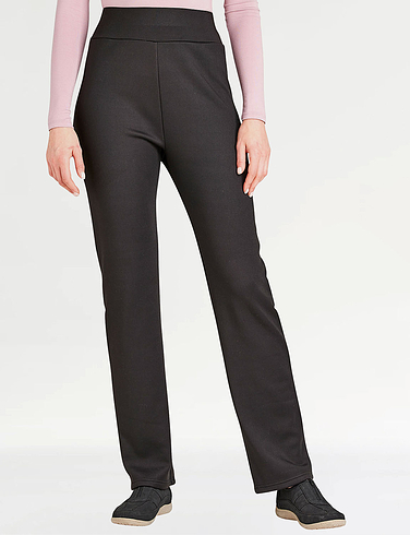 Thermal Lined Pull On Jersey Trousers