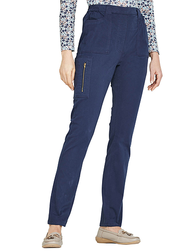 Stretch Twill Woven Pull on Trouser