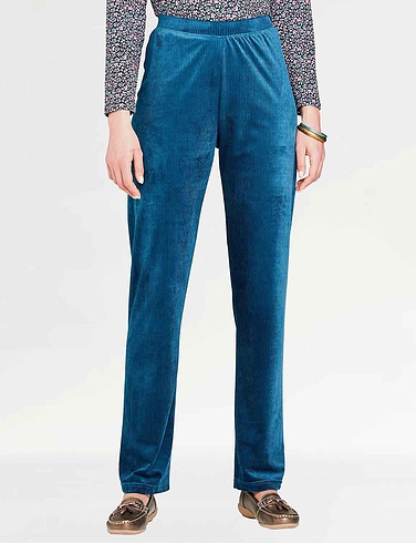 Pull on Knit Jersey Cord Trouser