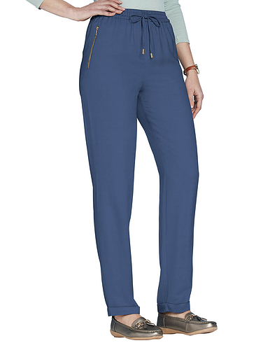 Elasticated Waist Smart Jogger Style Trouser