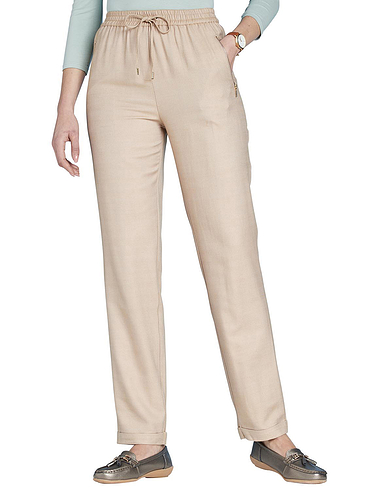 Elasticated Waist Smart Jogger Style Trouser