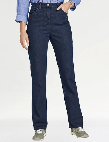 Diamante Trim Stretch Jean