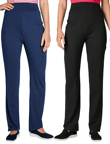 Two Pack Jersey Trousers