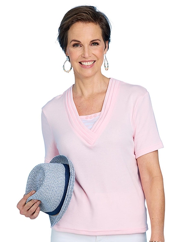 Stripe Insert T Shirt