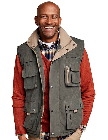 Aldon Micromoss Padded Fleece Lined Gilet