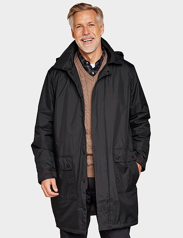 Fully Waterproof Fleece Lined Parka - Black