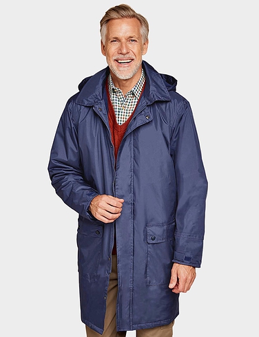 Fully Waterproof Fleece Lined Parka - Navy