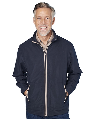Aldon Soft Touch Micromoss Blouson With Contrast Trim