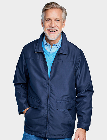 Pegasus Soft Touch Mid-Length Mens Summer Jacket - Navy