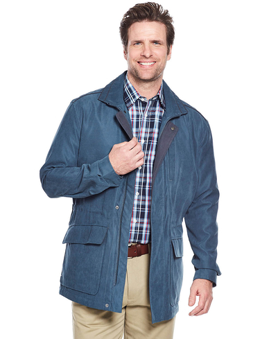 Mens Aldon 3/4 Length Micromoss Carcoat