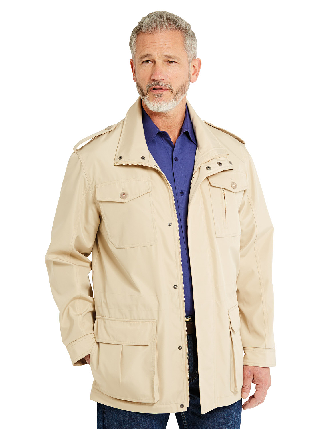 4 Pocket Coat With Epaulettes Chums