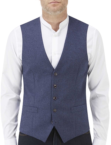 Skopes Chadwick Wool Blend Tailored Waistcoat