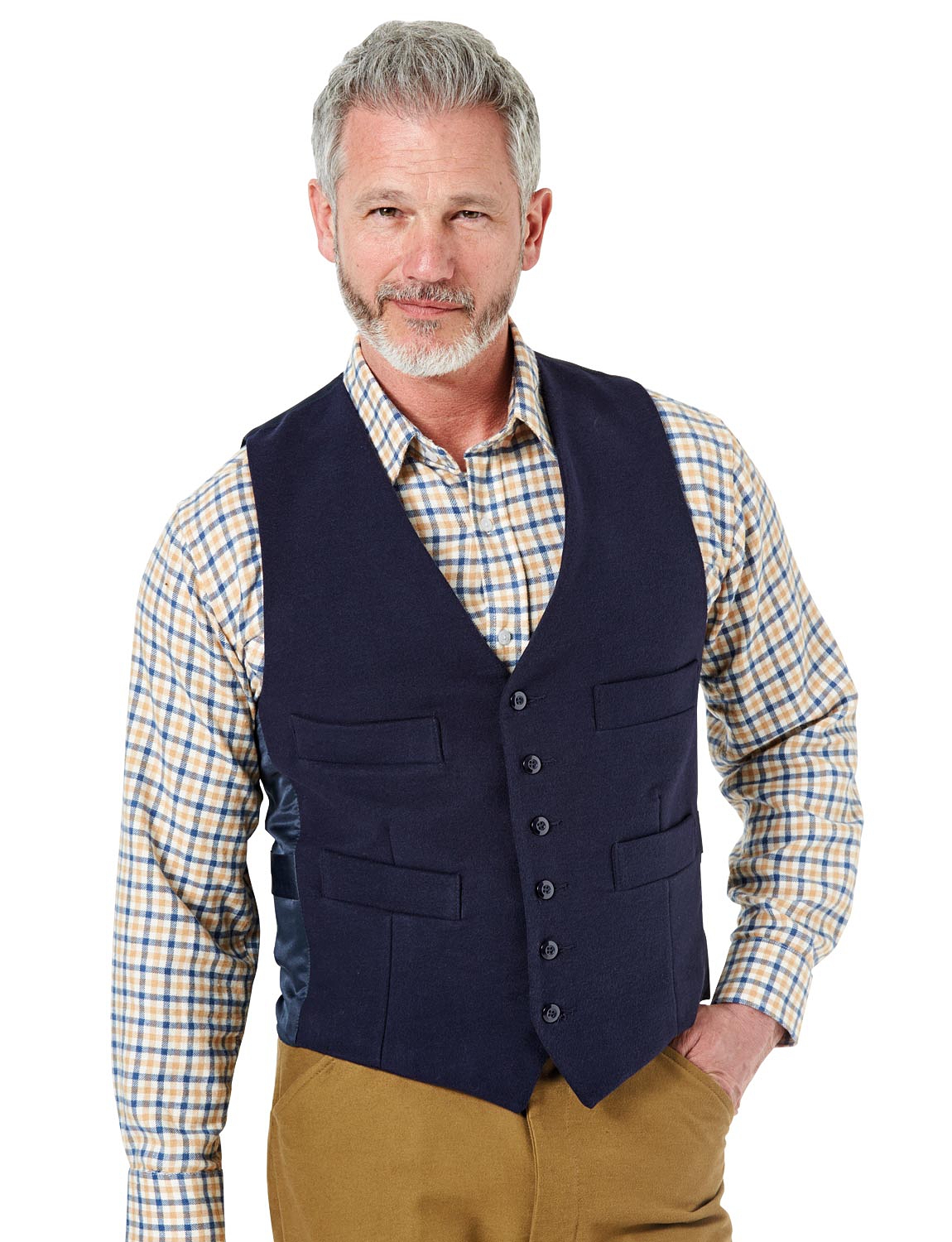 Cotton Moleskin Waistcoat Chums