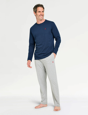 Farah Long Sleeve Jersey PJ Lounge Set