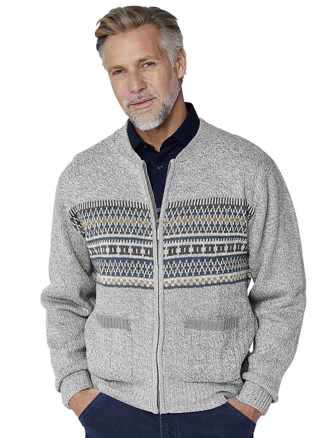 Tootal Horizontal Jacquard Zipper from Chums