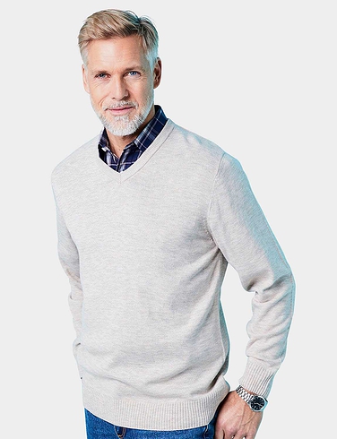 Pegasus Luxury Yarn V Neck Sweater