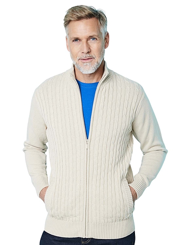 men's lightweight zip up cardigans
