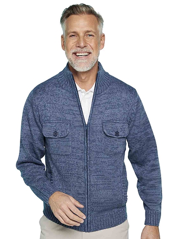 Pegasus Marl Zipper With Chest Pockets