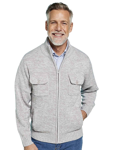 Pegasus Marl Zipper With Chest Pockets