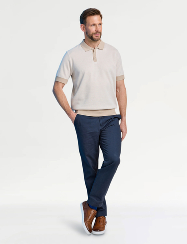 Pegasus Knitted Short Sleeve Polo