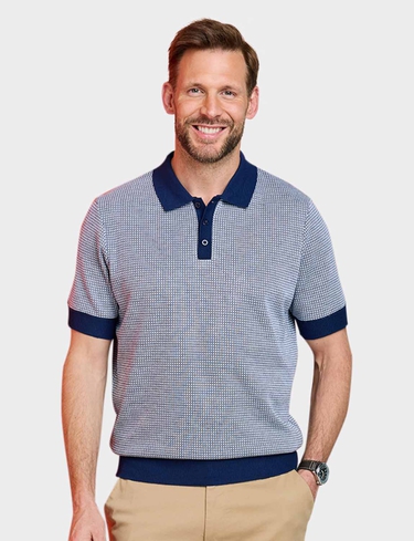 Pegasus Knitted Short Sleeve Polo