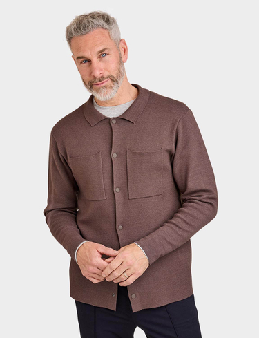 Pegasus Collared Button Cardigan