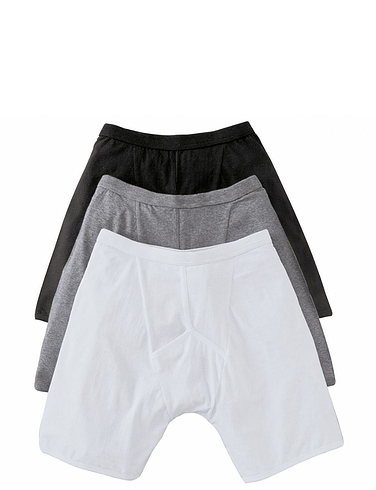 Pack of 3 Knitted Stretch Trunk