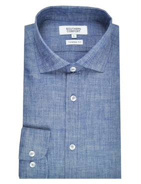 Southern Comfort Long Sleeve Washed Denim Shirt