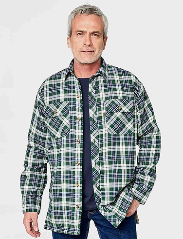 Champion Sherpa Lined Woven Shirt Knitted Lining