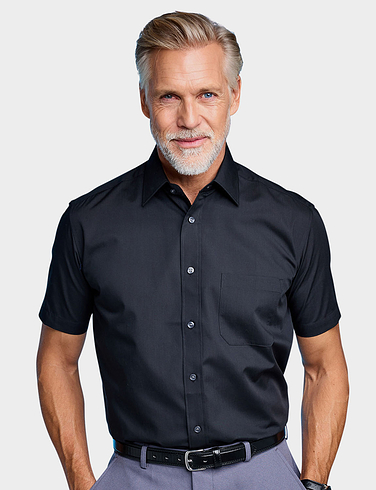 Double Two Short Sleeve Easy Care Shirt