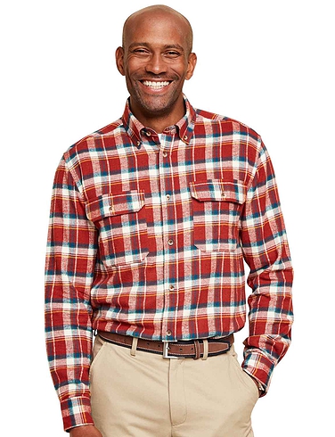 Pegasus Brushed Cotton Yarn Dyed Check Shirt