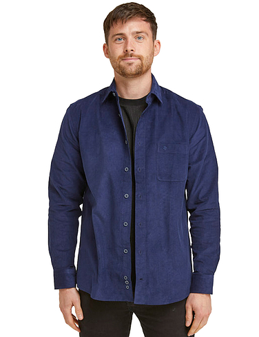 Double Two Corduroy Long Sleeve Shirt