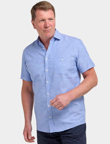 Linen Blend Double Two Shirt from Chums