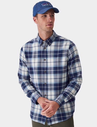Crew Clothing Check Flannel Shirt