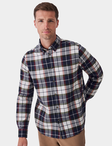 Crew Clothing Check Flannel Shirt