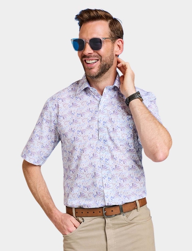 Pegasus Short Sleeve Floral Shirt