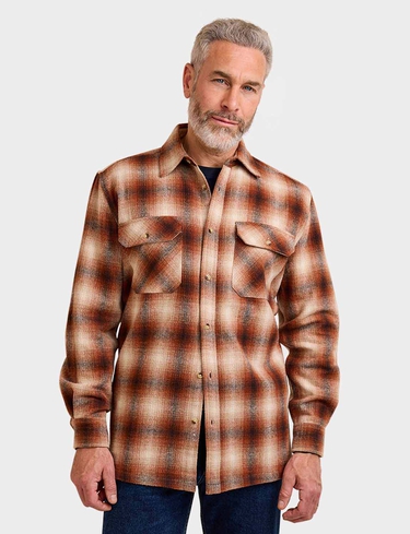 Pegasus Long Sleeve Check Shirt with Chest Pockets
