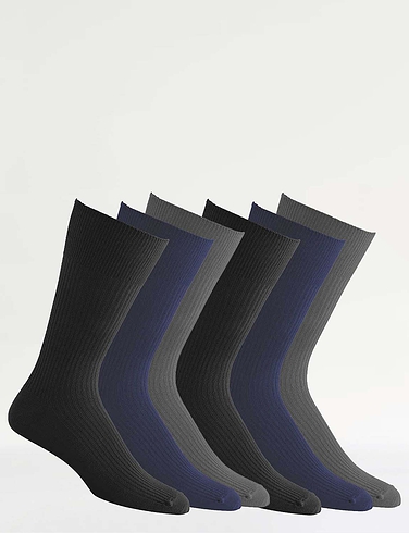 Six Pack Soft Grip Socks