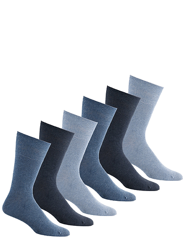 Mens Non Elastic Cotton Socks Diabetic Easy Soft Top Grip UK 6-11 UK Socksology® 