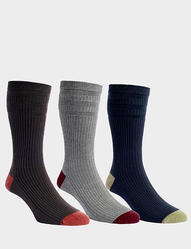Softop Heel and Toe Diabetic 3 Pack Socks