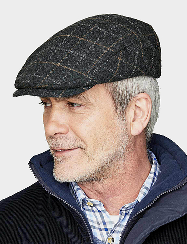Stretch Tweed Cap