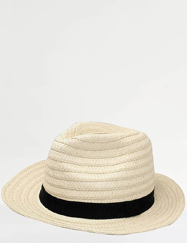 Straw Fedora Hat