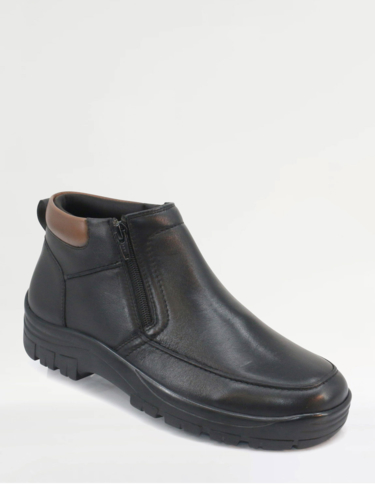 Pegasus Leather Wide Fit Waterproof Twin Zip Boot