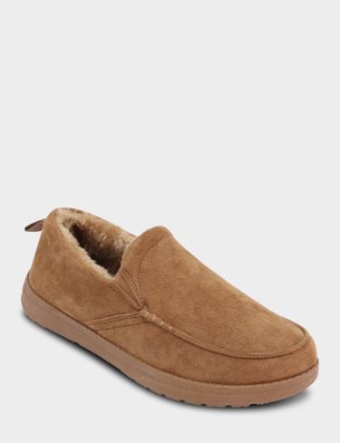 Faux Suede Fleece Lined Slipper
