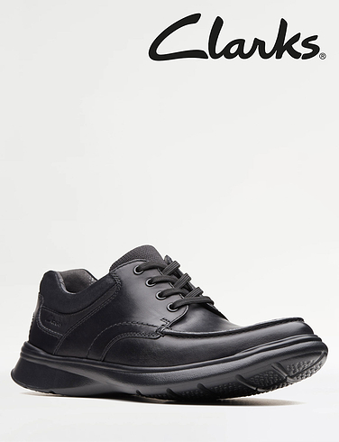 Clarks Cotrell Edge Wide H Fit Leather Shoes