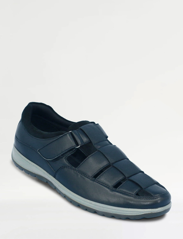 Pegasus Leather Wide Fit Sandal Shoe