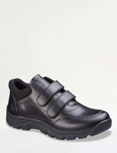 Pegasus Leather Waterproof Extra Wide Touch Fasten Boot