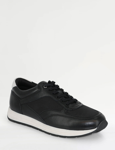 Pegasus Leather Wide Fit Trainer