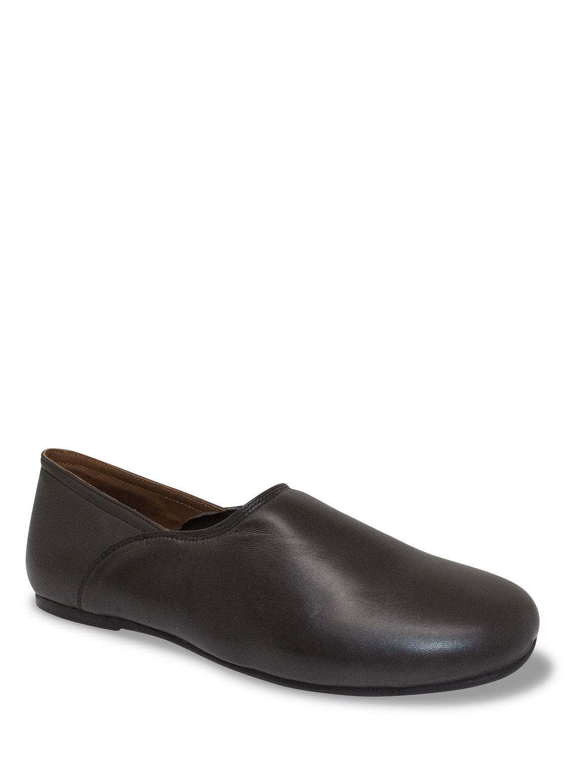 Leather Grecian Slipper With Leather Sole | Chums
